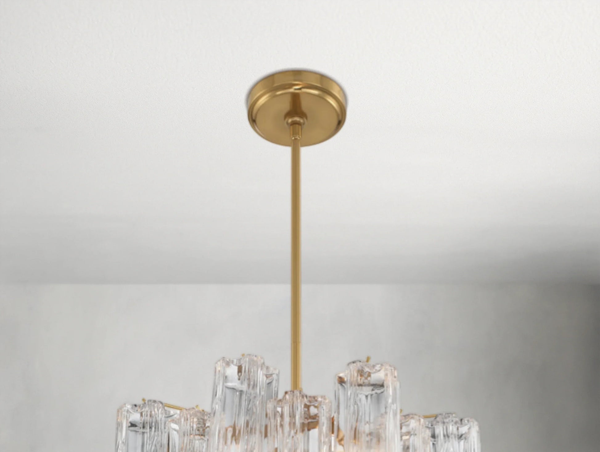 Adois Glass Tiered Round Chandelier - ARDENEL