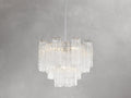 Adois Glass Tiered Round Chandelier - ARDENEL