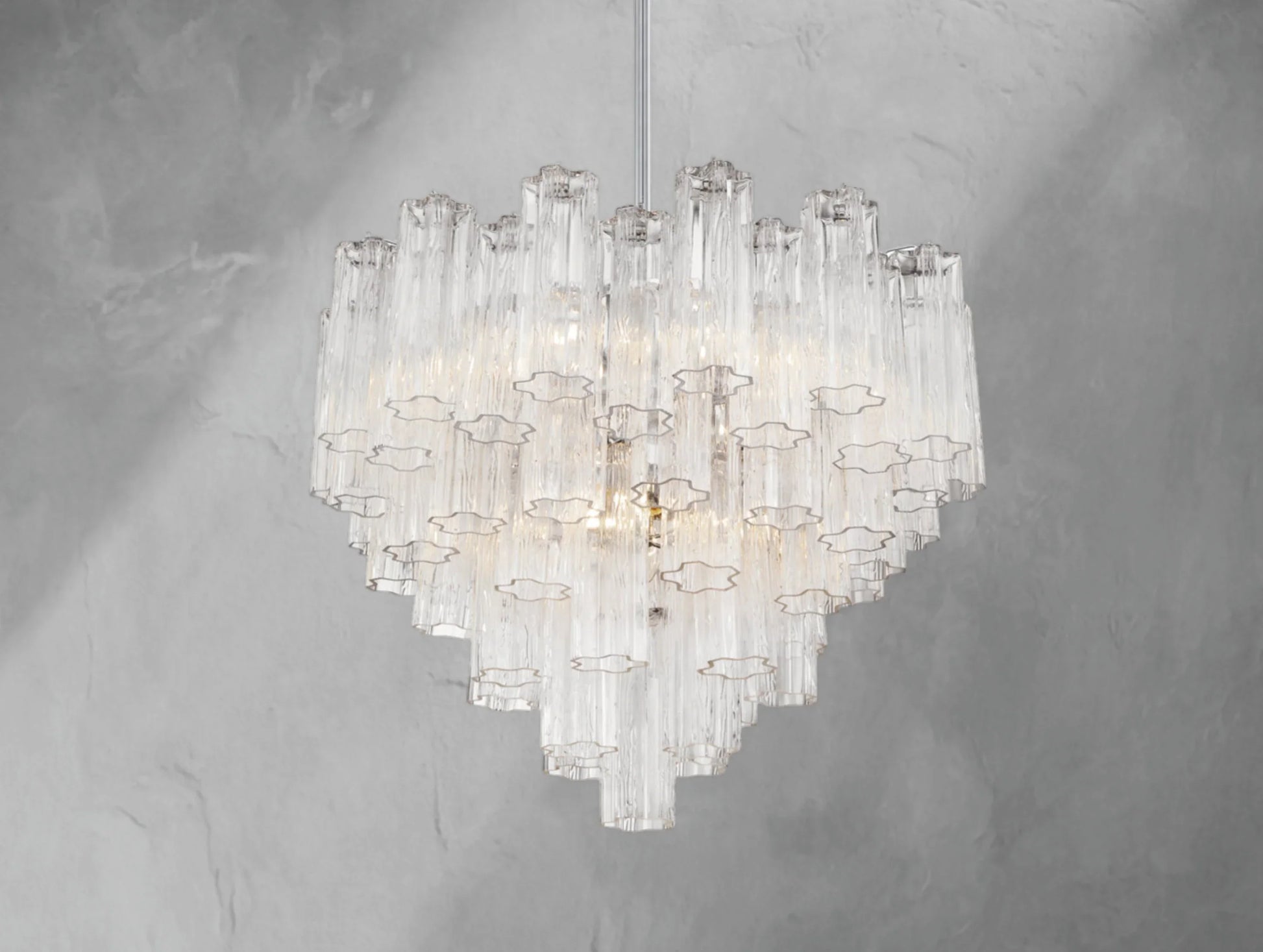 Adois Glass Multi-layer Round Chandelier - ARDENEL