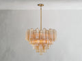 Adois Glass Multi-layer Round Chandelier - ARDENEL
