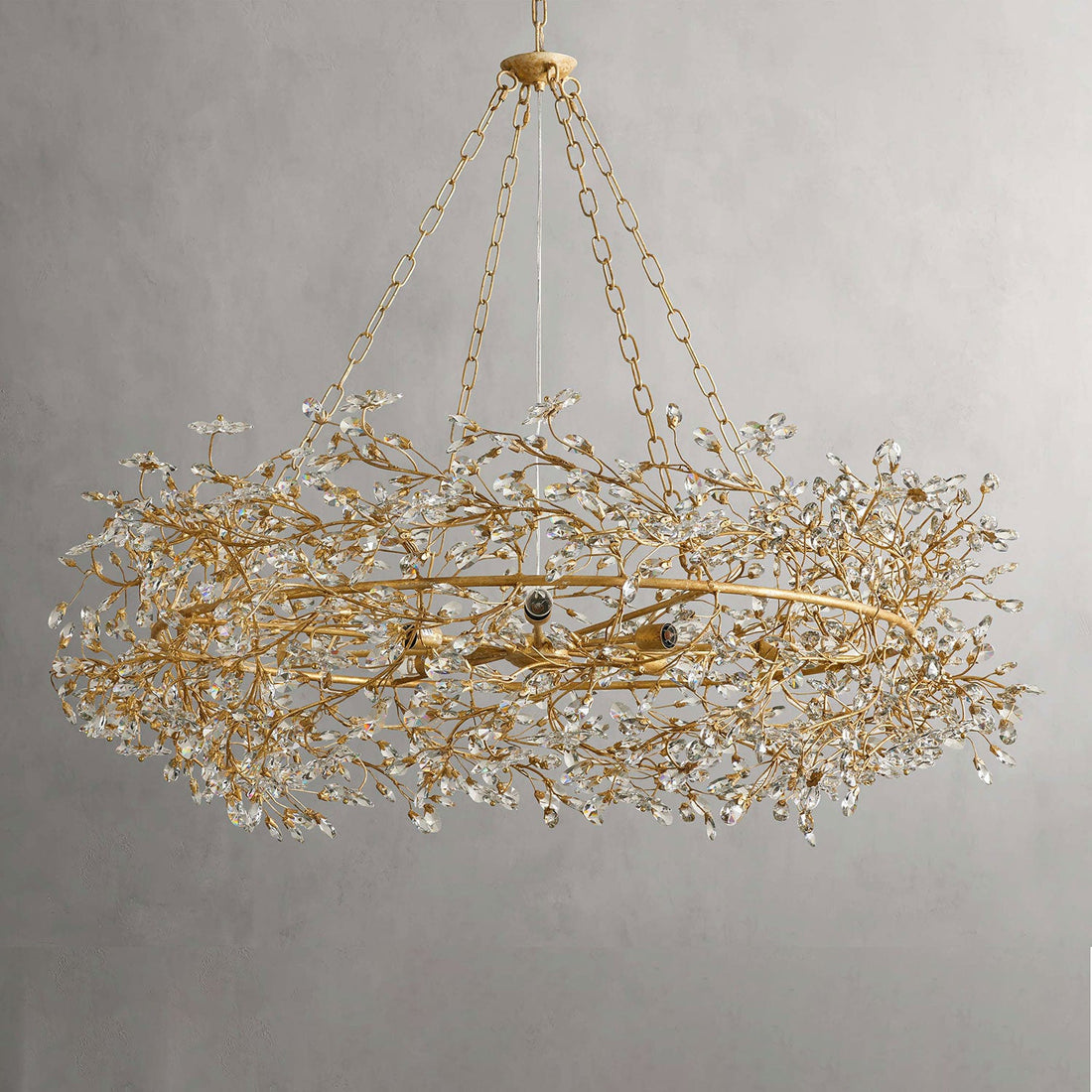 Fiore Crown Chandelier 39" 48" 60"