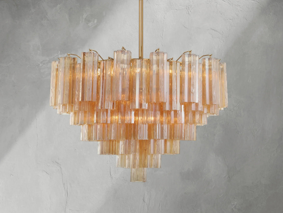 Adois Glass Multi-layer Round Chandelier - ARDENEL