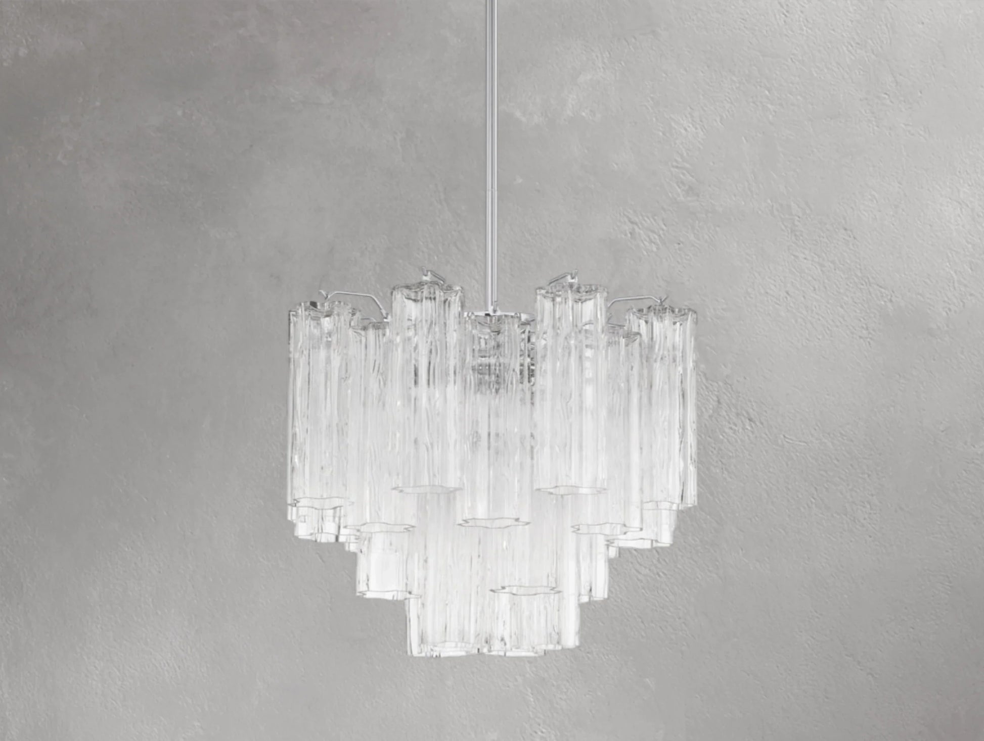 Adois Glass Tiered Round Chandelier - ARDENEL