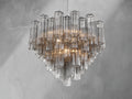 Adois Glass Multi-layer Round Chandelier - ARDENEL