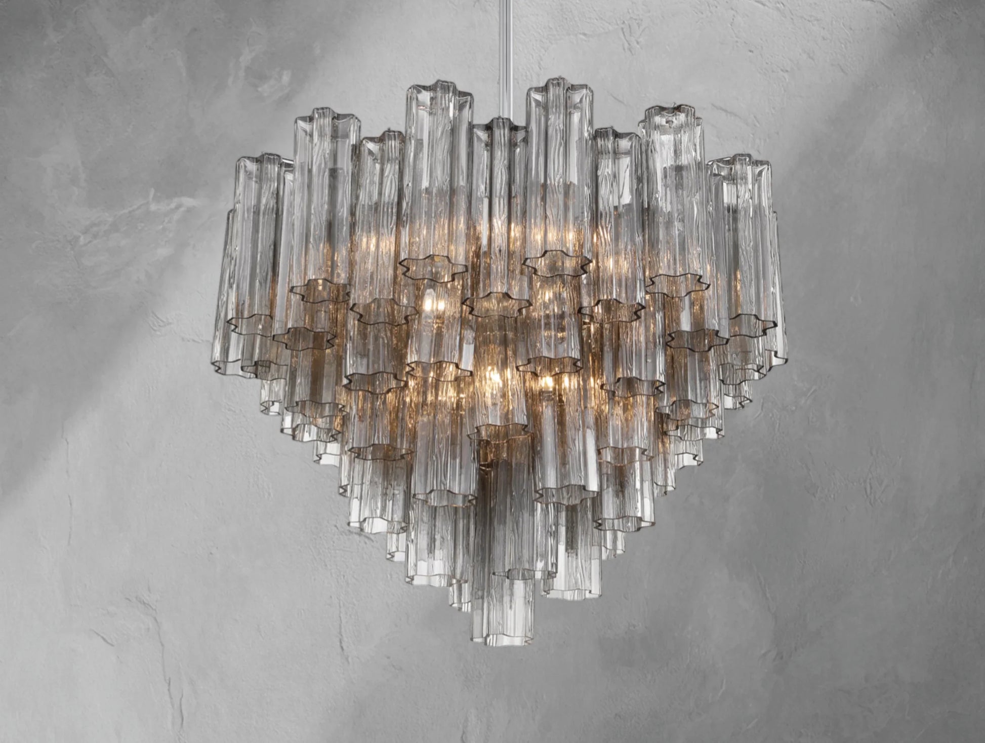 Adois Glass Multi-layer Round Chandelier - ARDENEL