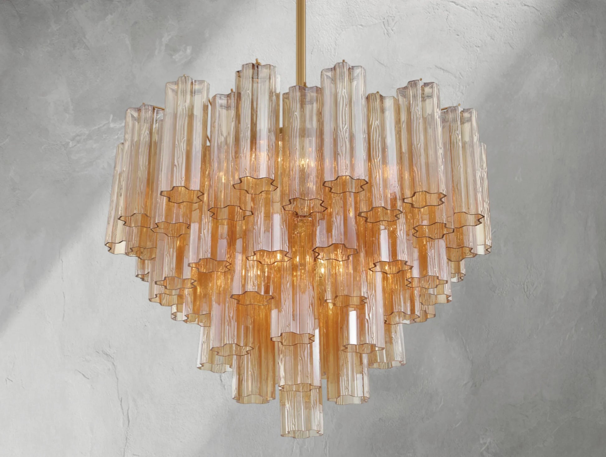 Adois Glass Multi-layer Round Chandelier - ARDENEL