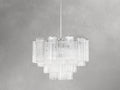 Adois Glass Tiered Round Chandelier - ARDENEL