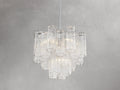 Adois Glass Tiered Round Chandelier - ARDENEL