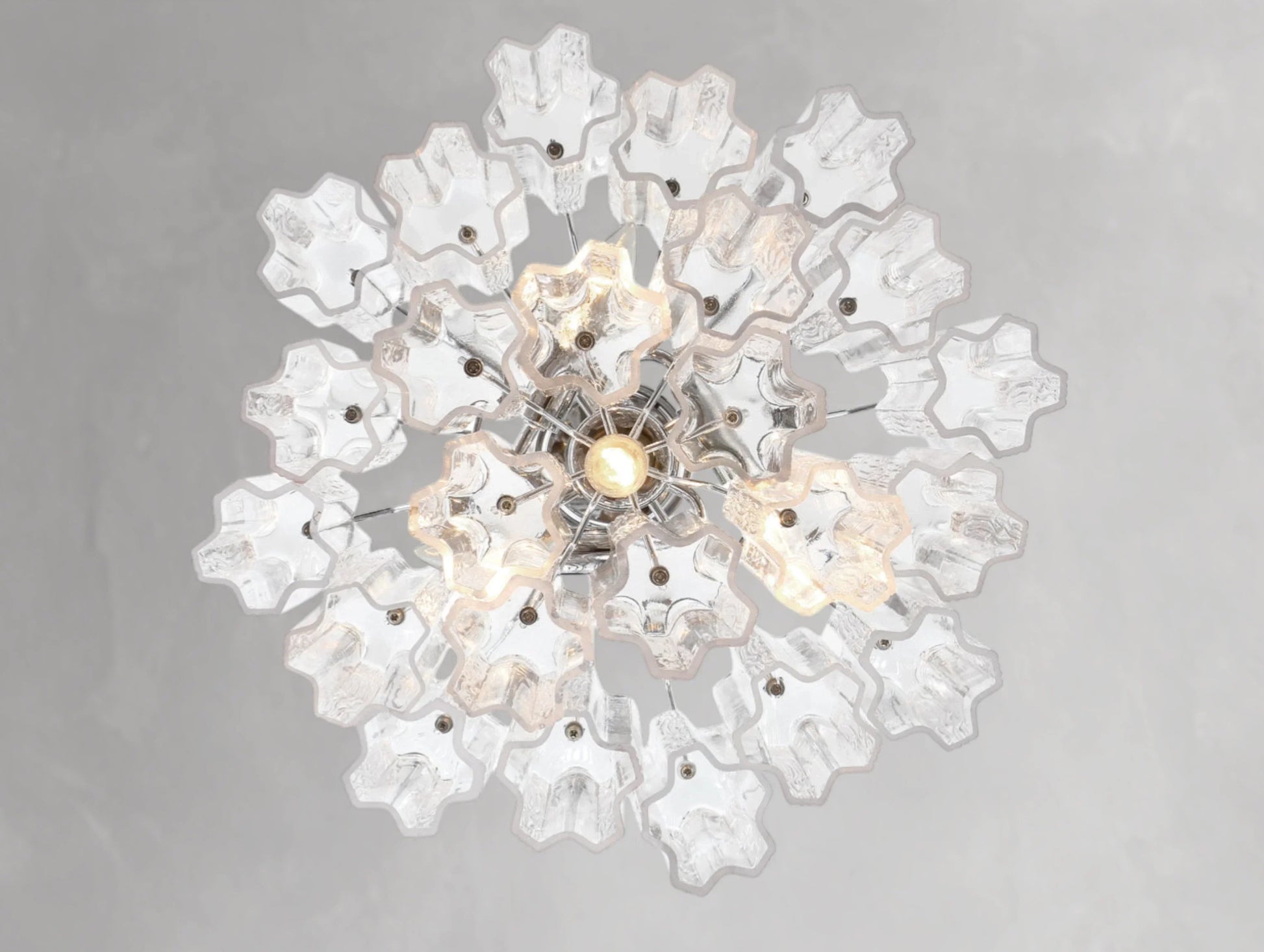 Adois Glass Tiered Round Chandelier - ARDENEL