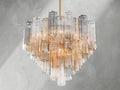 Adois Glass Multi-layer Round Chandelier - ARDENEL