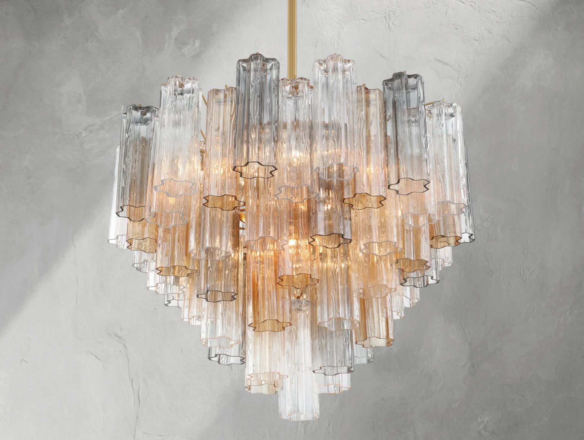Adois Glass Multi-layer Round Chandelier - ARDENEL