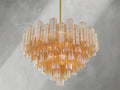 Adois Glass Multi-layer Round Chandelier - ARDENEL
