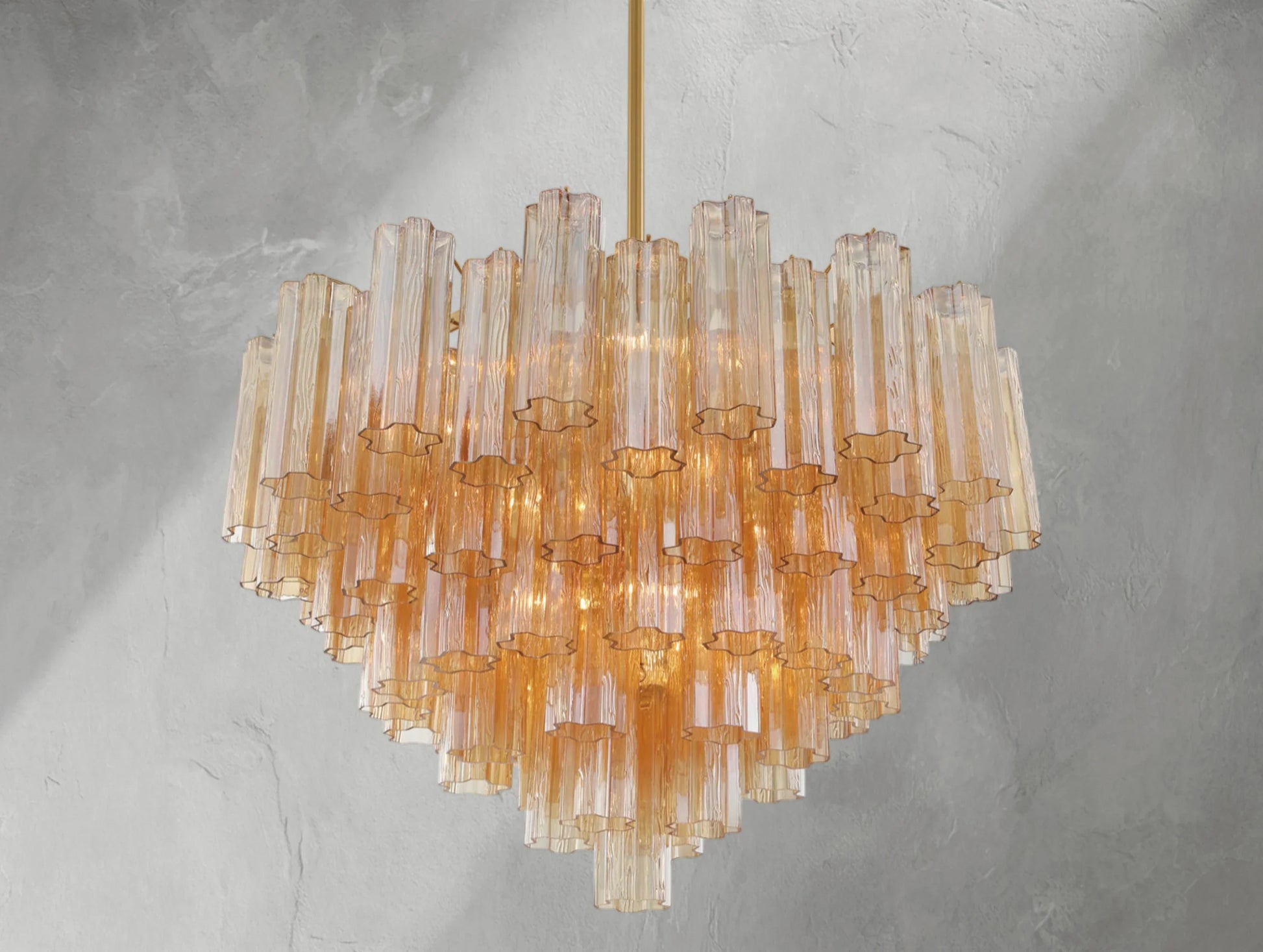 Adois Glass Multi-layer Round Chandelier - ARDENEL