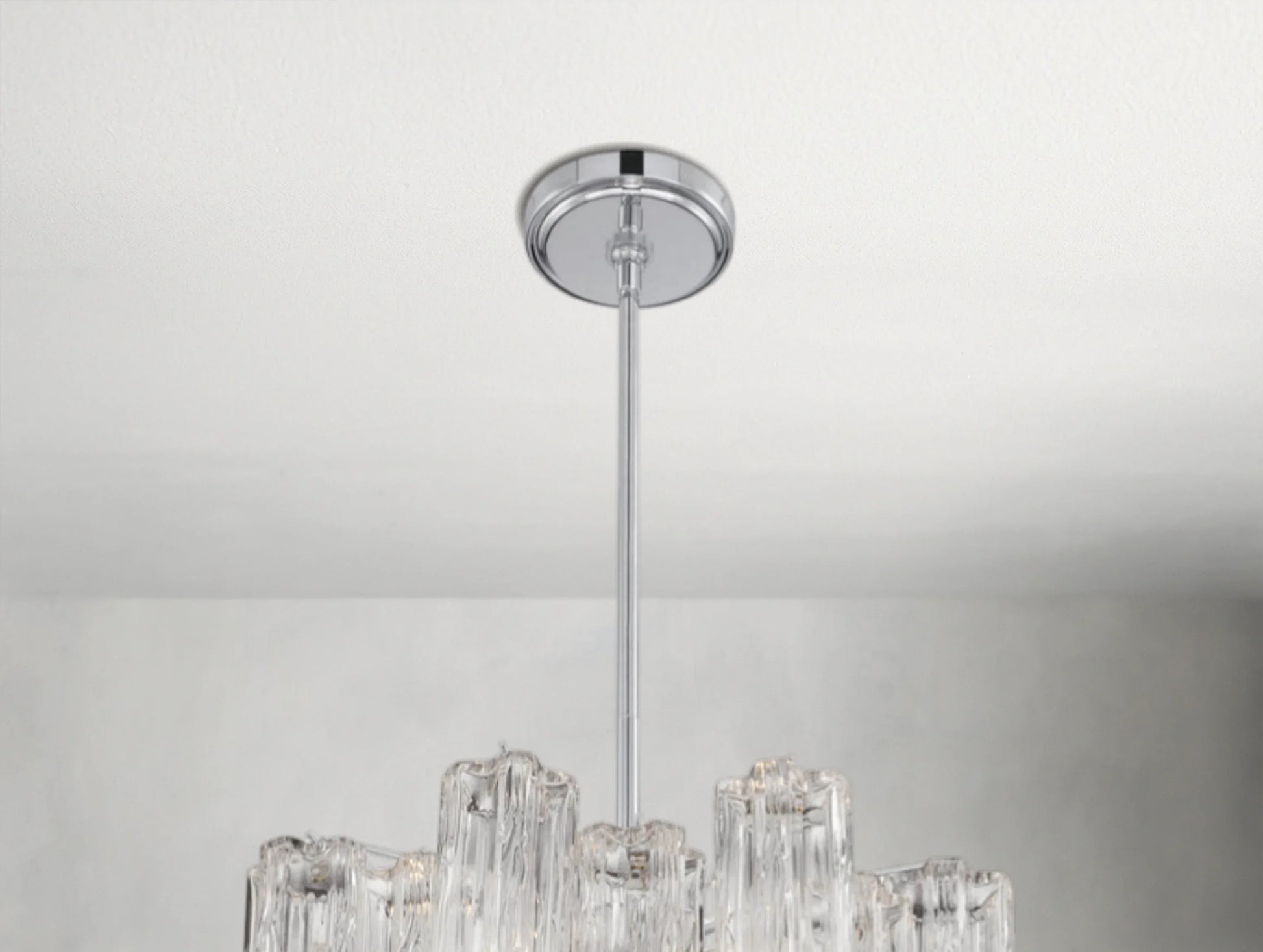 Adois Glass Tiered Round Chandelier - ARDENEL