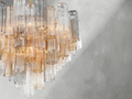Adois Glass Multi-layer Round Chandelier - ARDENEL