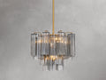 Adois Glass Tiered Round Chandelier - ARDENEL
