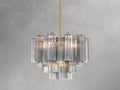 Adois Glass Tiered Round Chandelier - ARDENEL