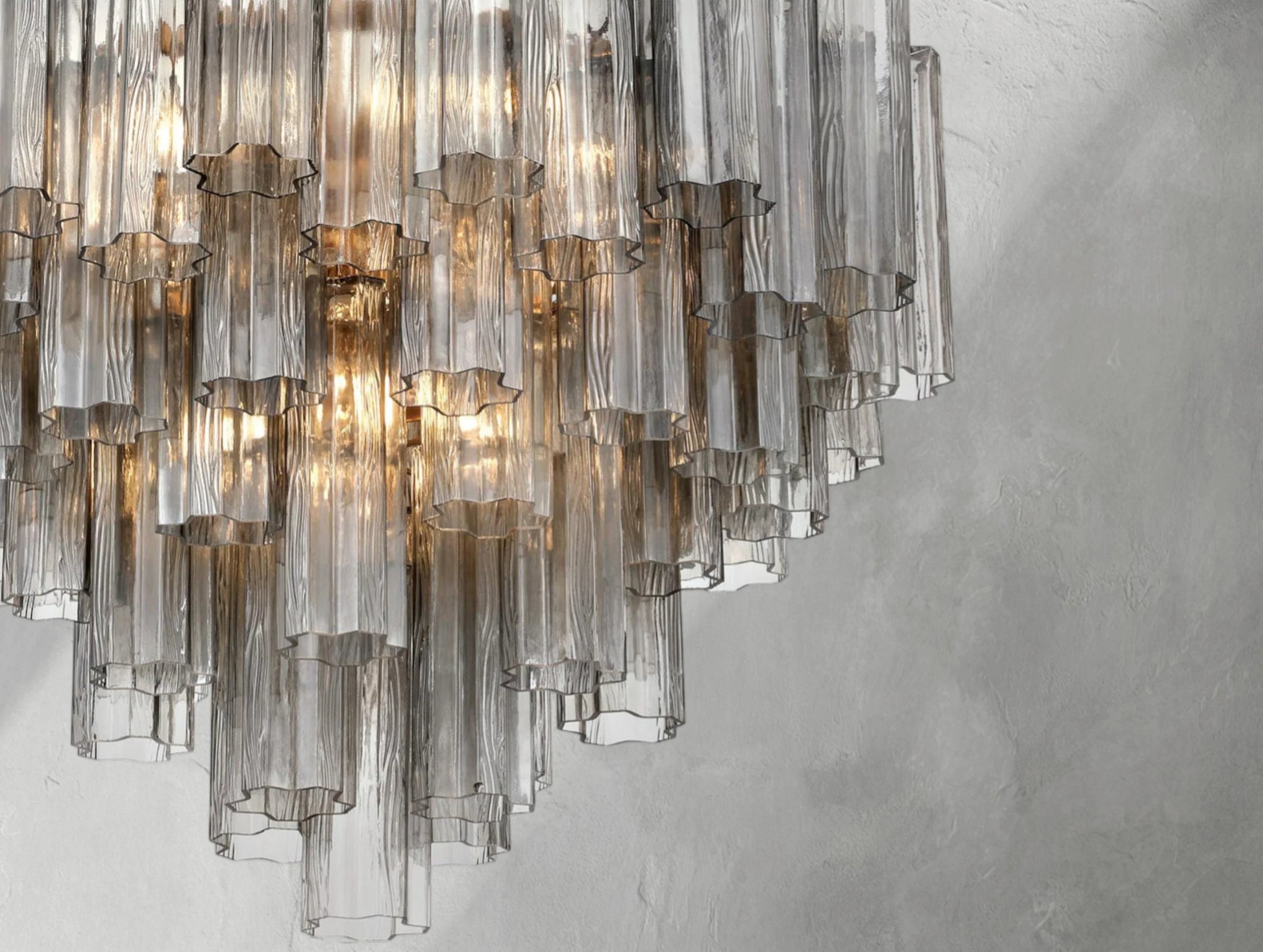Adois Glass Multi-layer Round Chandelier - ARDENEL