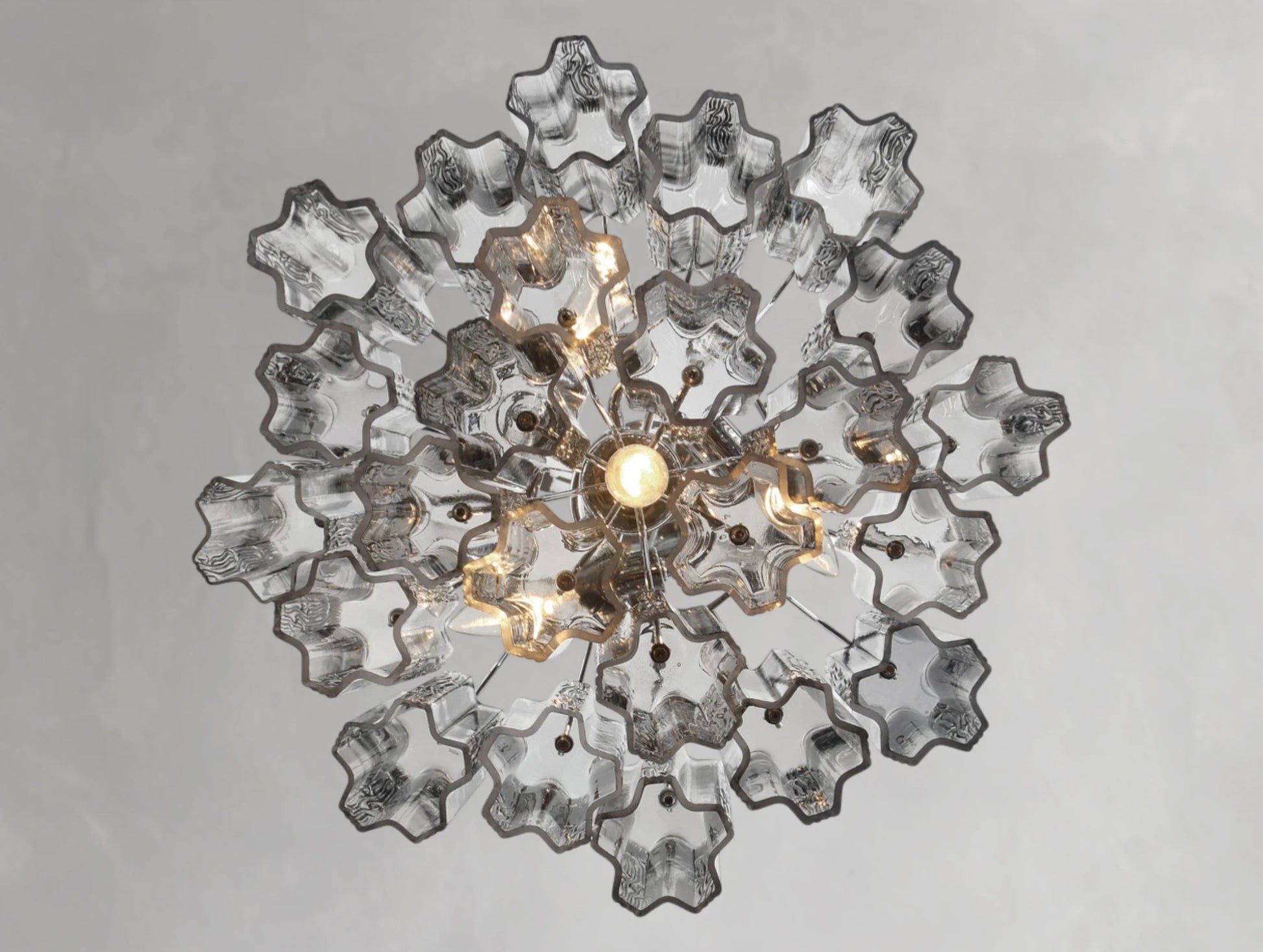 Adois Glass Tiered Round Chandelier - ARDENEL