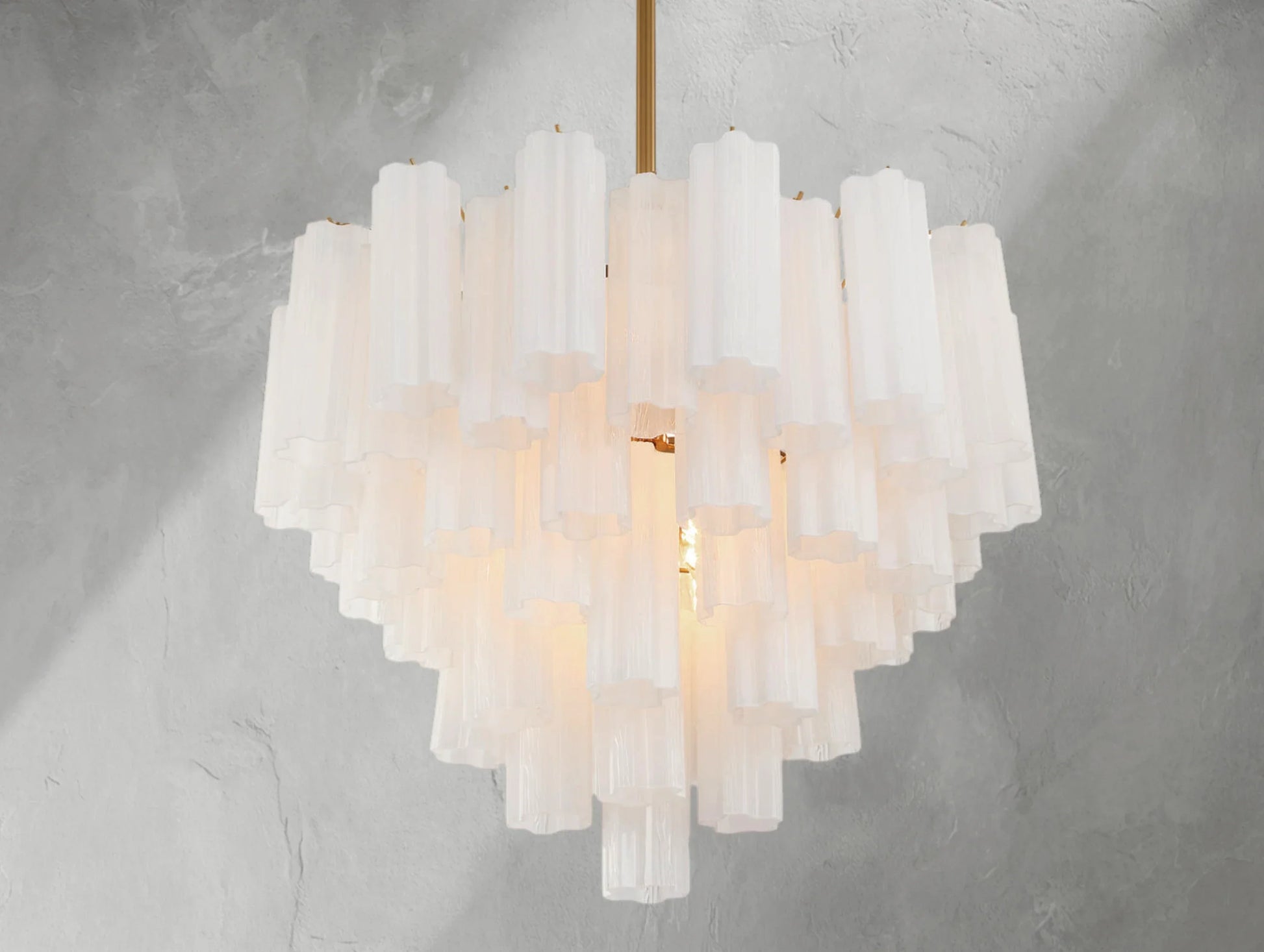 Adois Glass Multi-layer Round Chandelier - ARDENEL