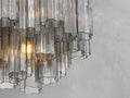 Adois Glass Tiered Round Chandelier - ARDENEL
