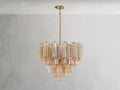 Adois Glass Multi-layer Round Chandelier - ARDENEL