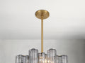 Adois Glass Tiered Round Chandelier - ARDENEL