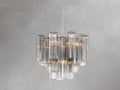Adois Glass Tiered Round Chandelier - ARDENEL