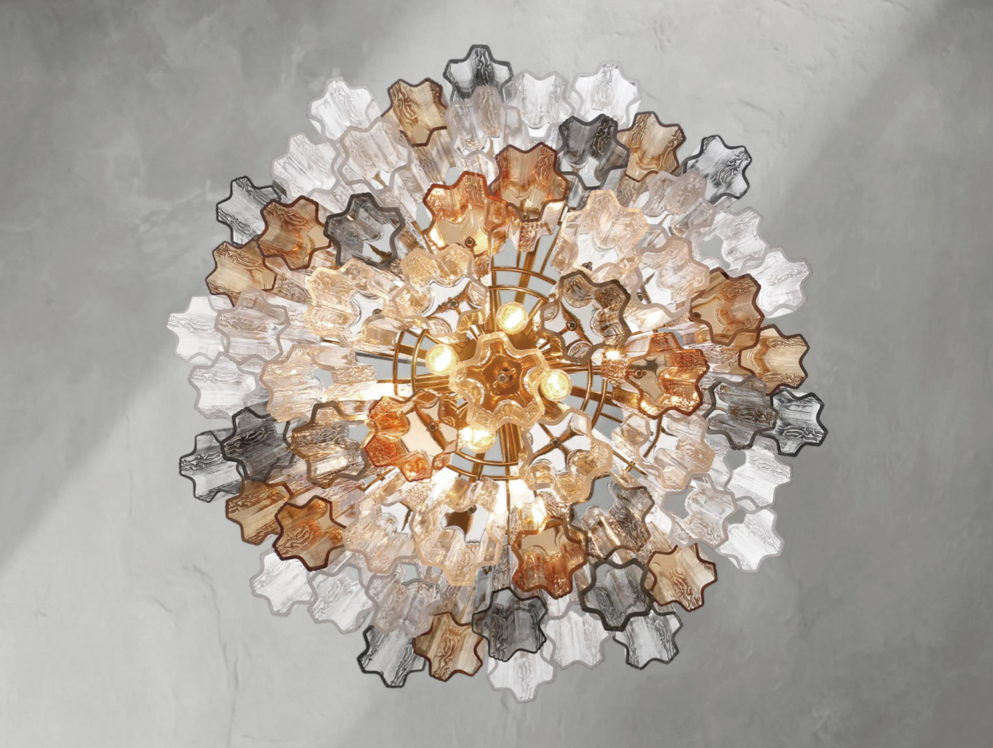 Adois Glass Multi-layer Round Chandelier - ARDENEL