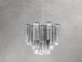 Adois Glass Tiered Round Chandelier - ARDENEL