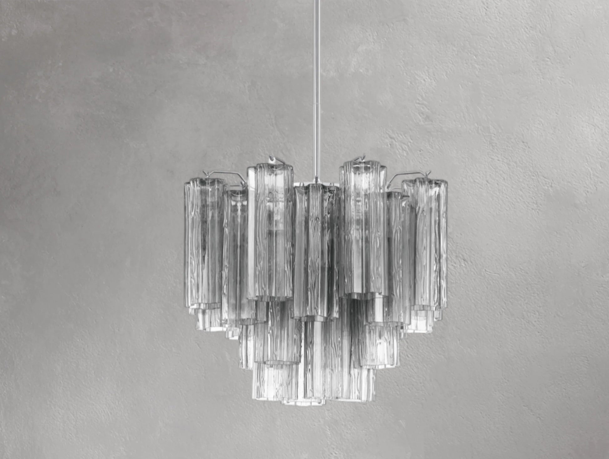 Adois Glass Tiered Round Chandelier - ARDENEL