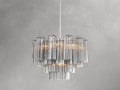 Adois Glass Tiered Round Chandelier - ARDENEL