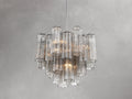 Adois Glass Tiered Round Chandelier - ARDENEL