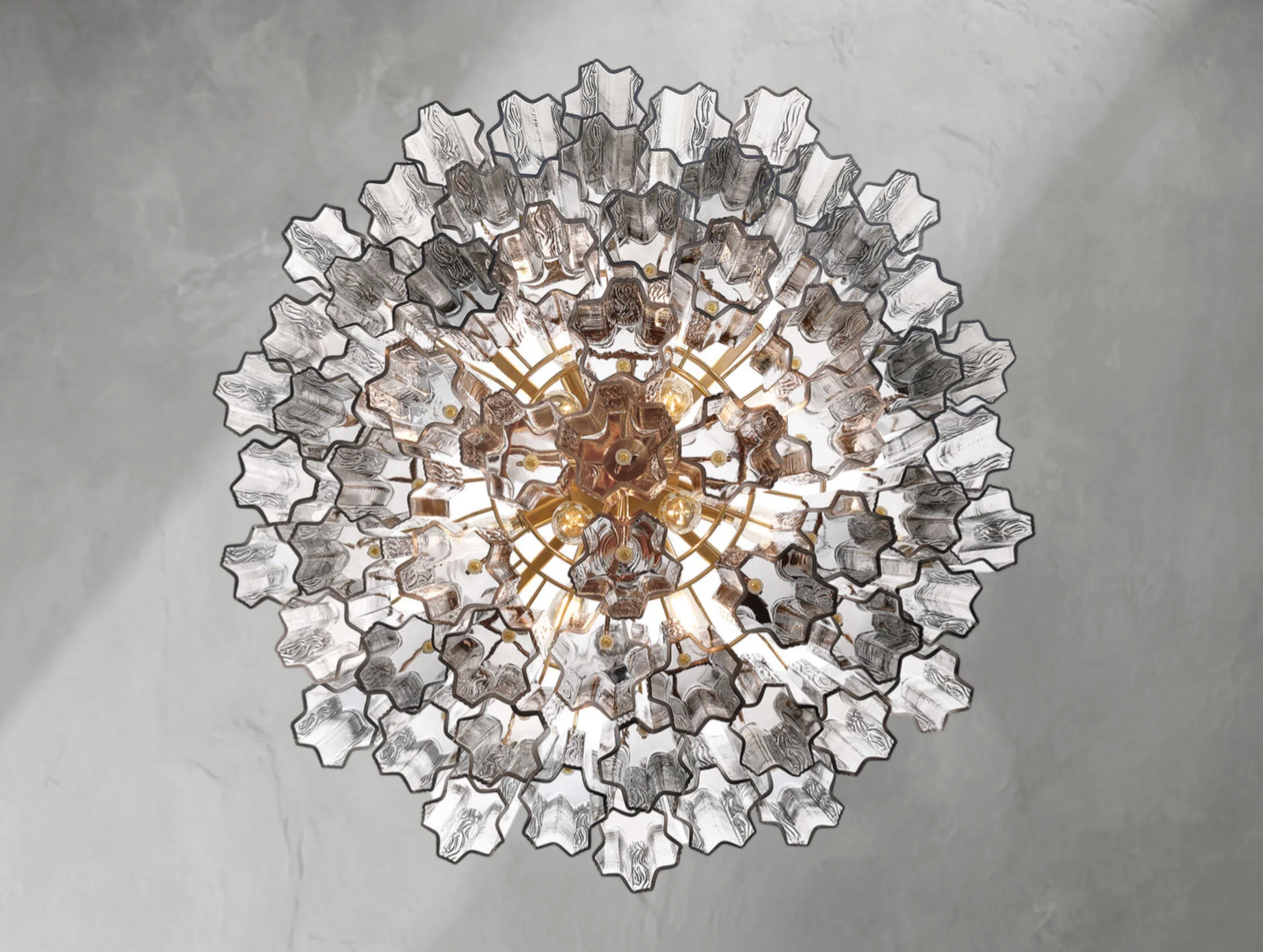 Adois Glass Multi-layer Round Chandelier - ARDENEL