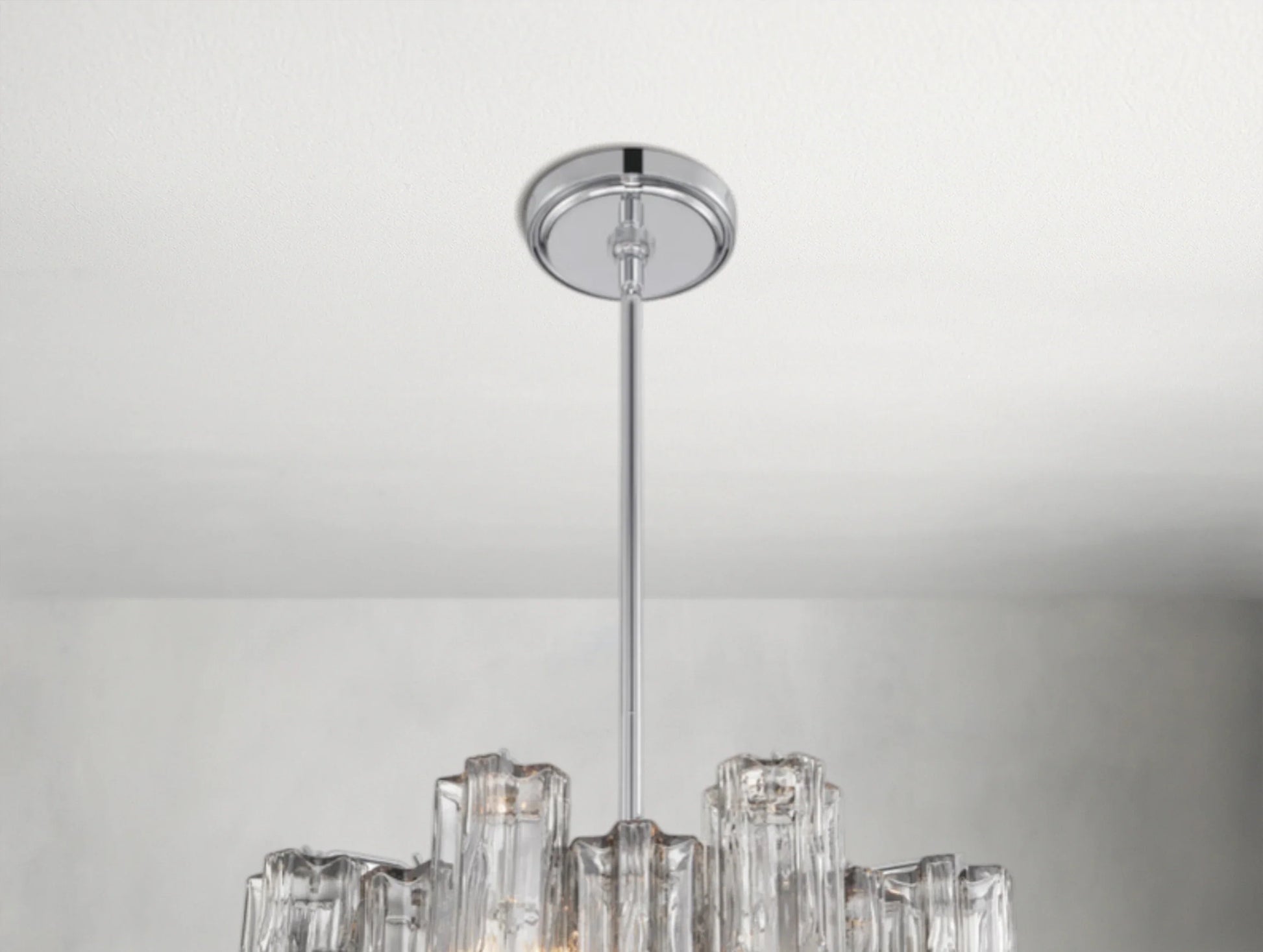 Adois Glass Tiered Round Chandelier - ARDENEL