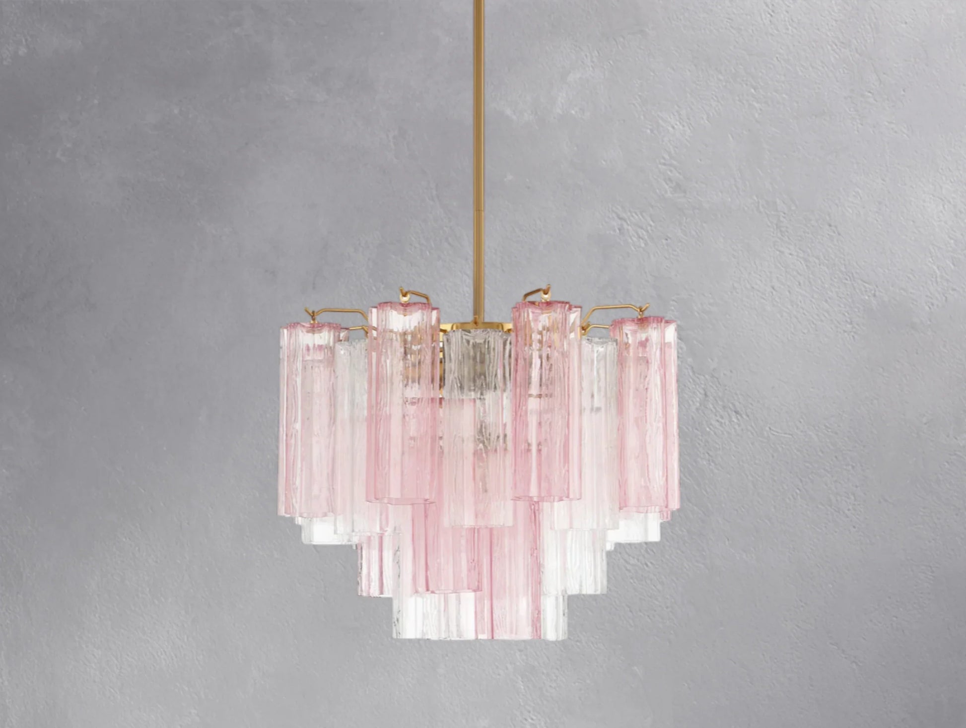 Adois Glass Tiered Round Chandelier - ARDENEL