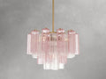 Adois Glass Tiered Round Chandelier - ARDENEL