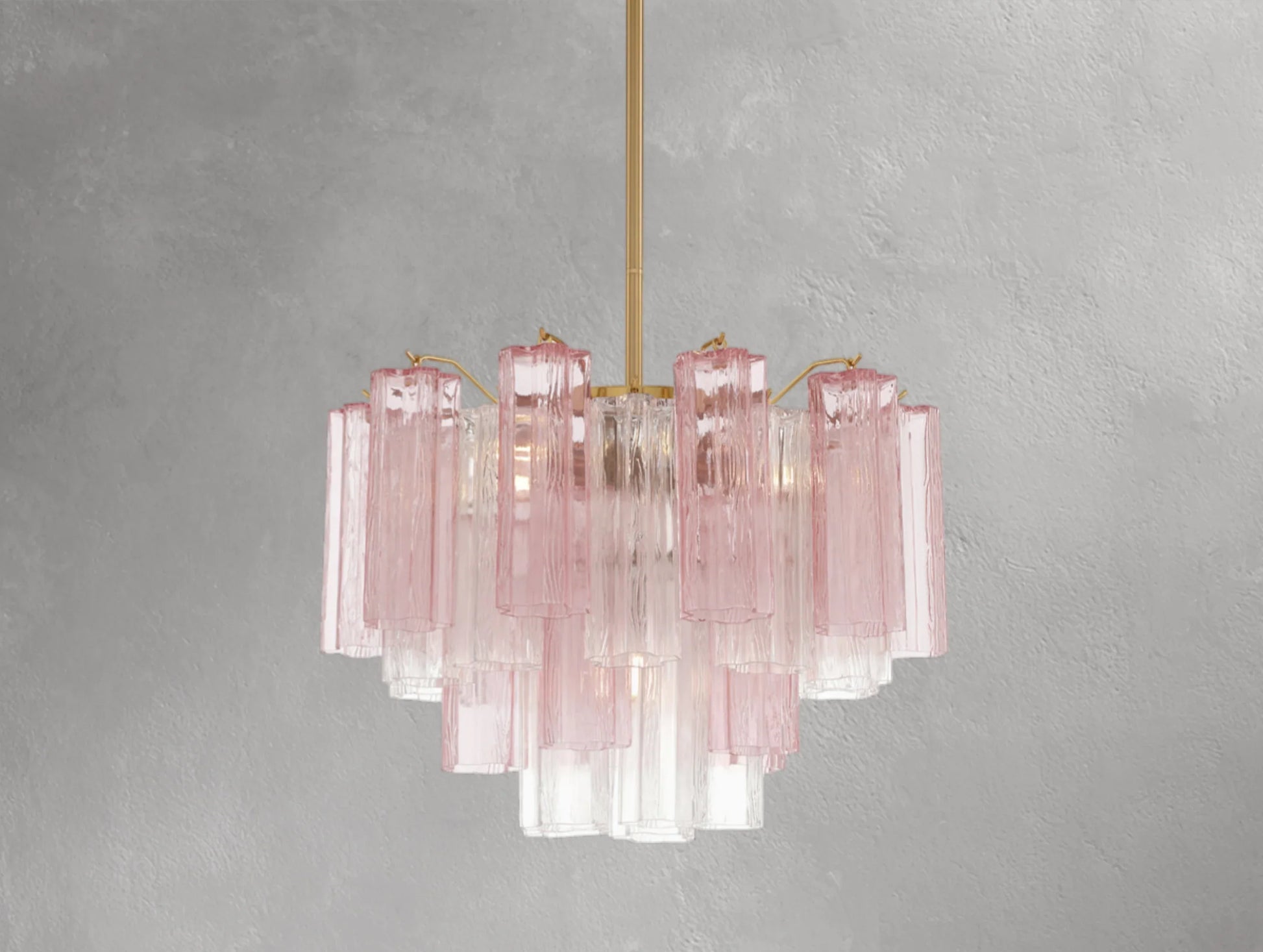 Adois Glass Tiered Round Chandelier - ARDENEL