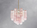 Adois Glass Tiered Round Chandelier - ARDENEL