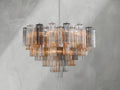 Adois Glass Multi-layer Round Chandelier - ARDENEL