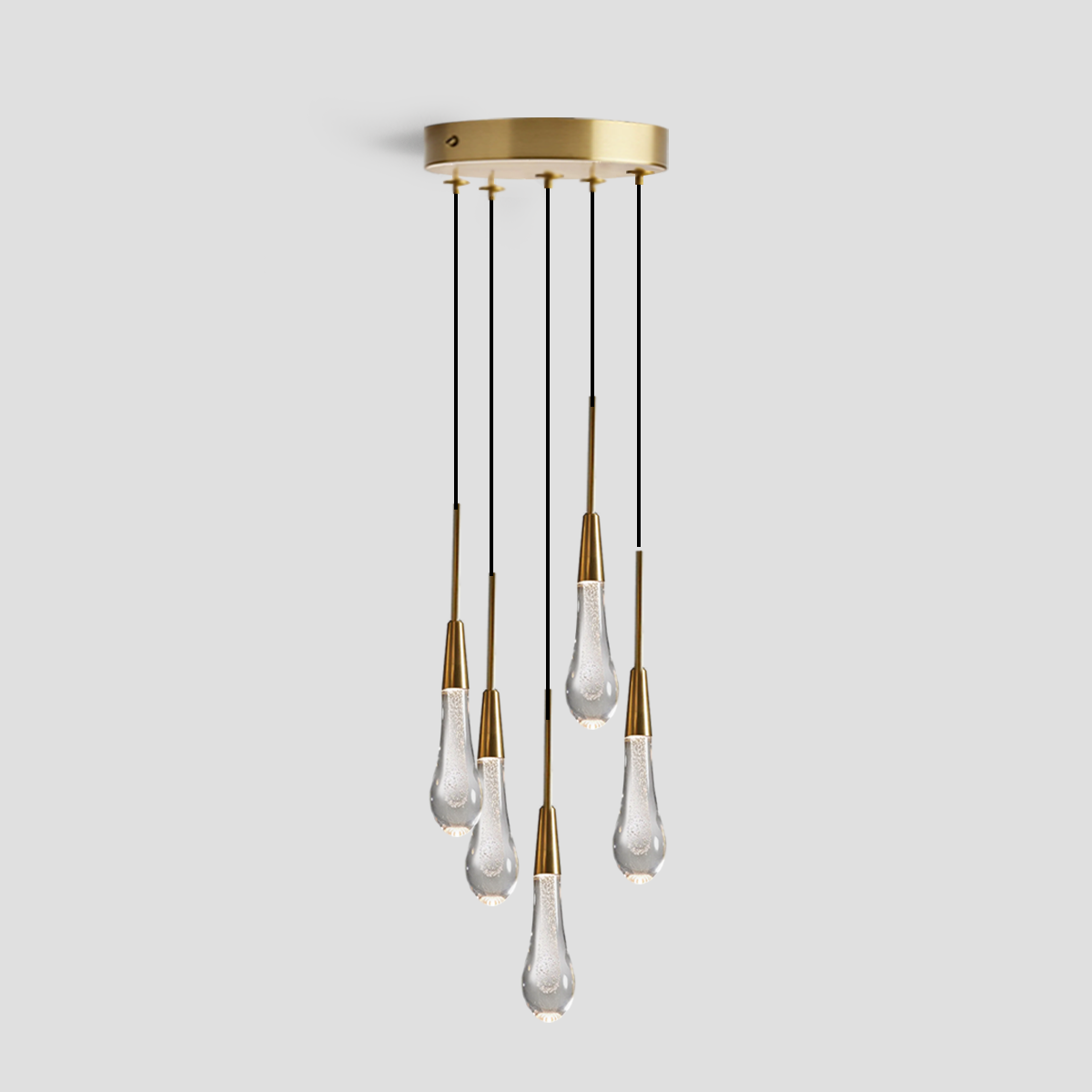 Soltaire Cluster Crystal Pendant 3 Light 5 Light 7Light - Yovalighting