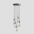 Soltaire Cluster Crystal Pendant 3 Light 5 Light 7Light - Yovalighting