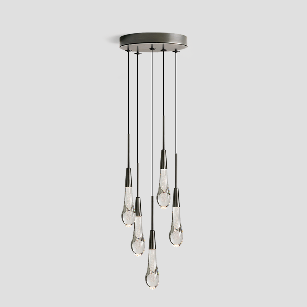 Soltaire Cluster Crystal Pendant 3 Light 5 Light 7Light - Yovalighting