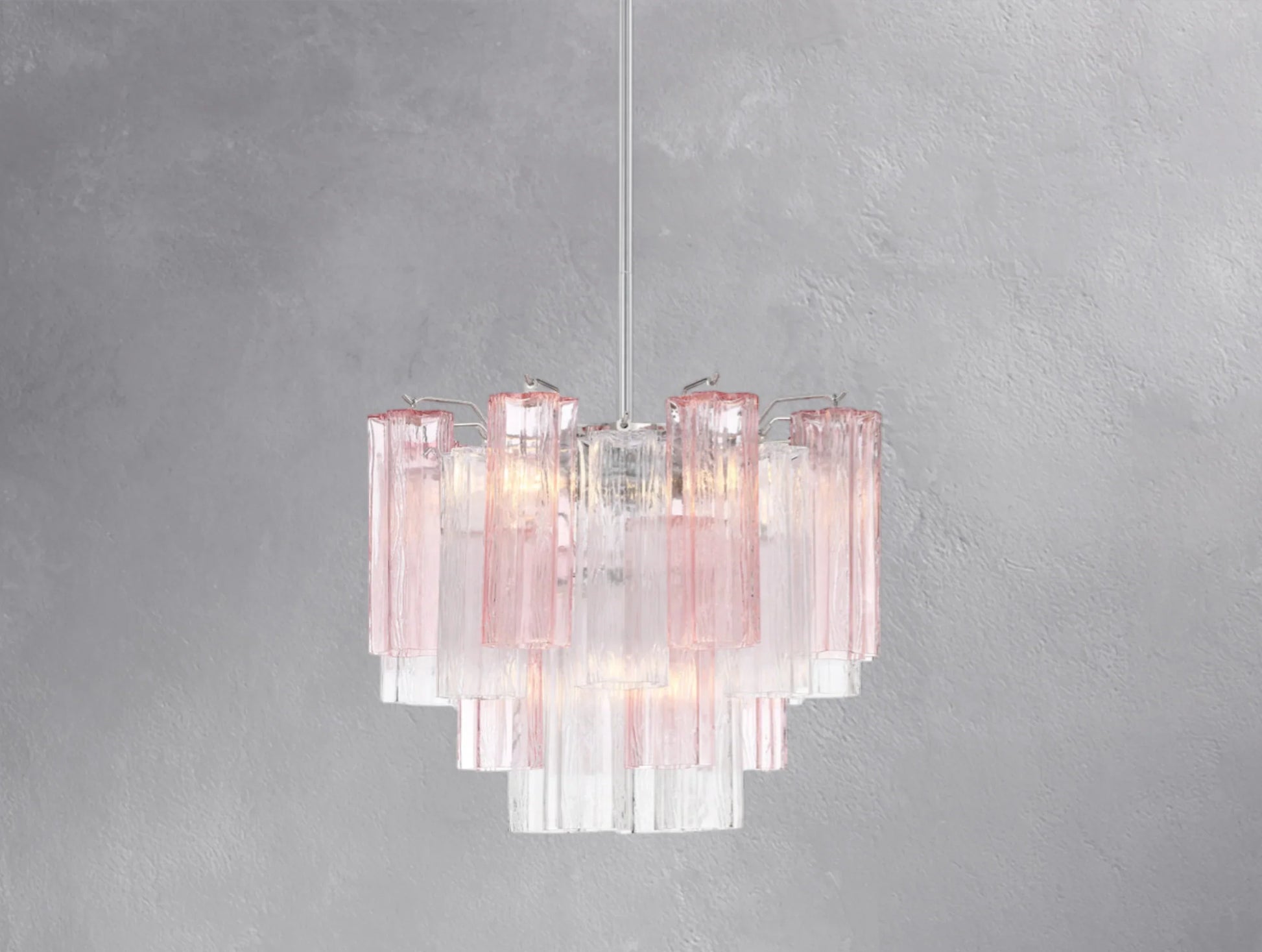 Adois Glass Tiered Round Chandelier - ARDENEL