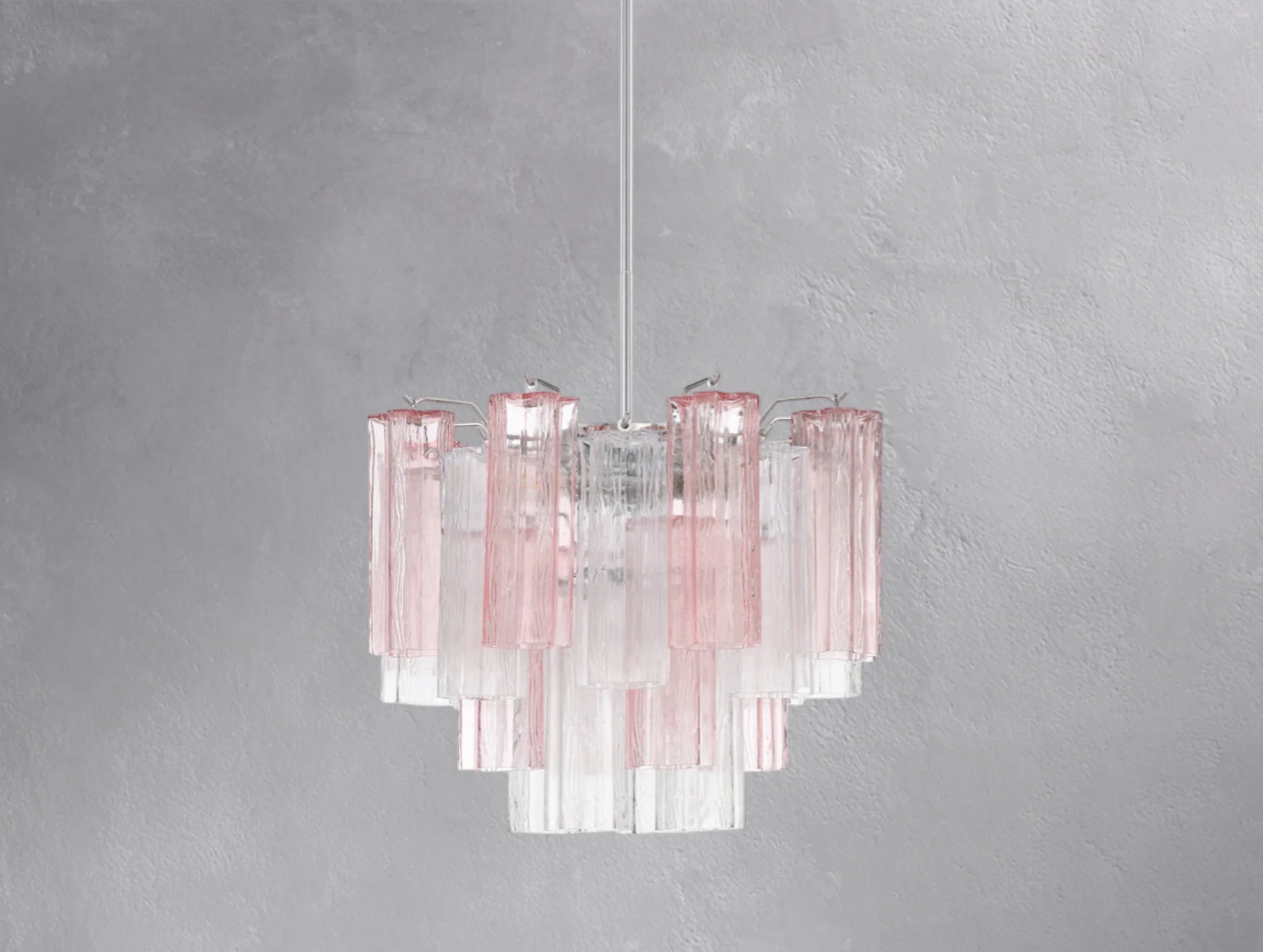 Adois Glass Tiered Round Chandelier - ARDENEL