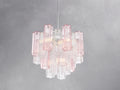 Adois Glass Tiered Round Chandelier - ARDENEL