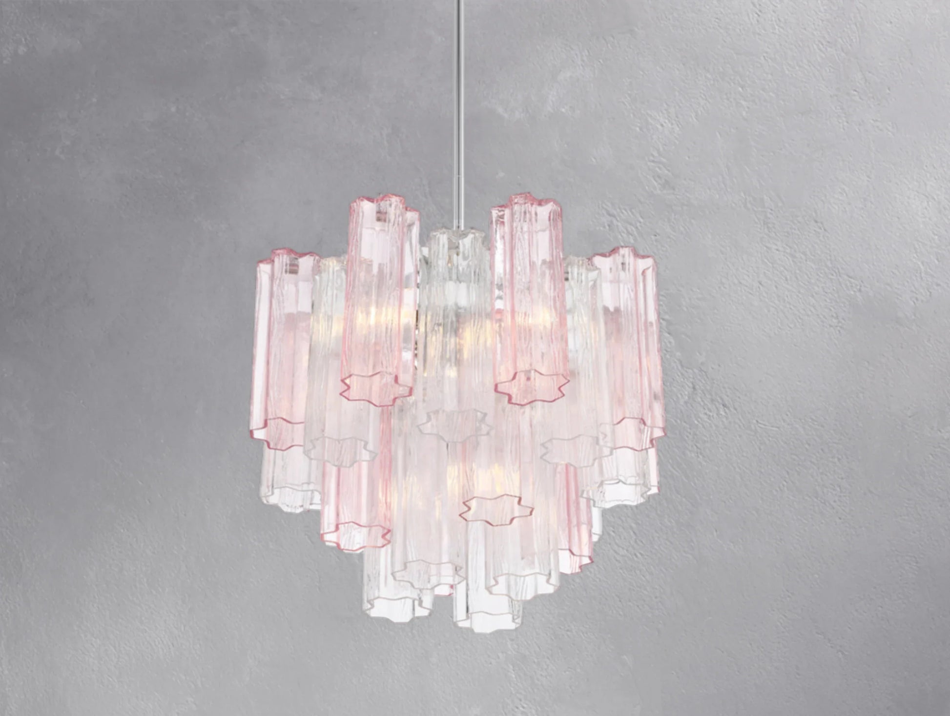Adois Glass Tiered Round Chandelier - ARDENEL