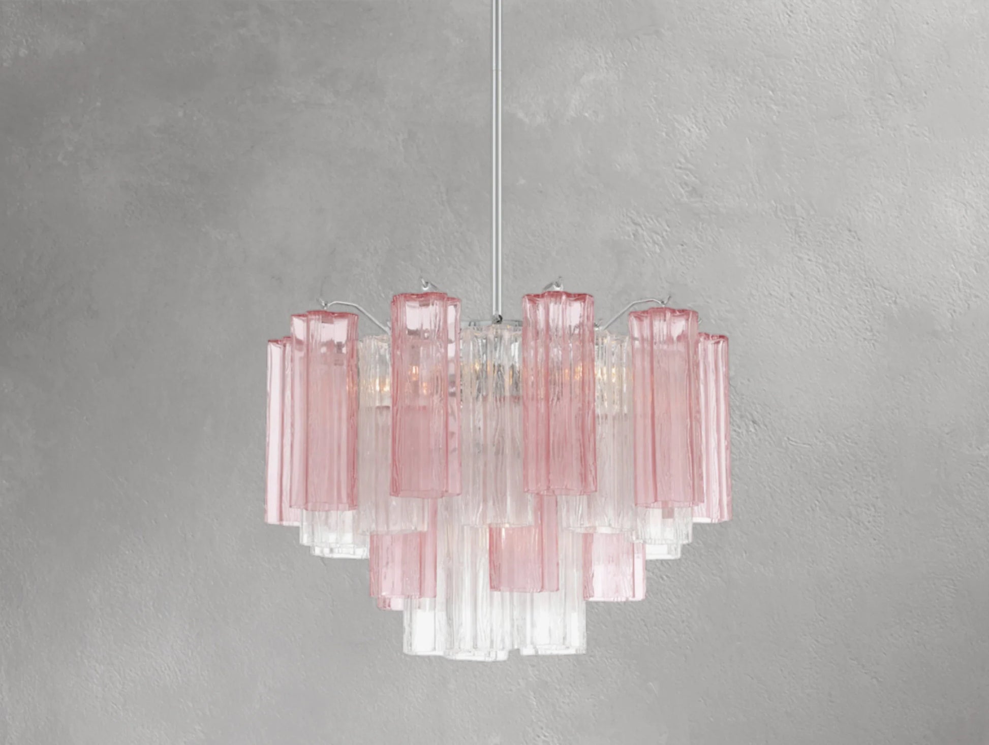 Adois Glass Tiered Round Chandelier - ARDENEL