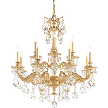 Milano 12-light Crystal Chandelier 32"