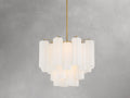 Adois Glass Tiered Round Chandelier - ARDENEL